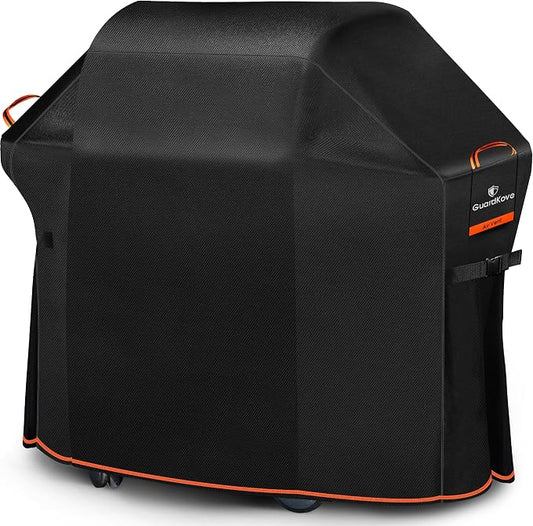 [Upgraded 1000D Heavy Duty Fabric] 65" Grill Cover for Weber 7131, Waterproof, Tear & Fade Resistant BBQ Cover with Buckle, Fits 4-5 Burner Grills of Weber Char-Broil Nexgrill Brinkmann Kenmore