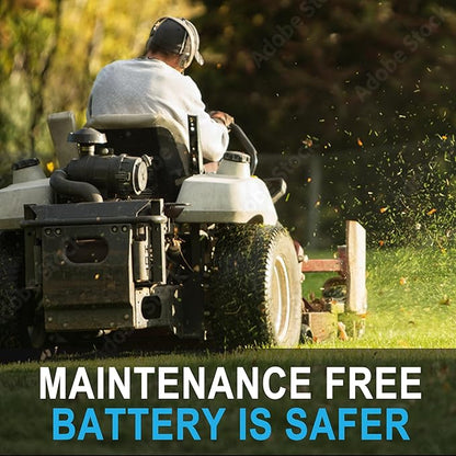 MARXON U1 360CCA Riding Lawn Mower Batteries, Garden Tractors Battery Maintenance Free AGM Battery, Compatible with Troy-Bilt, Toro, Cub Cadet, Craftsman, Ariens, Poulan Pro