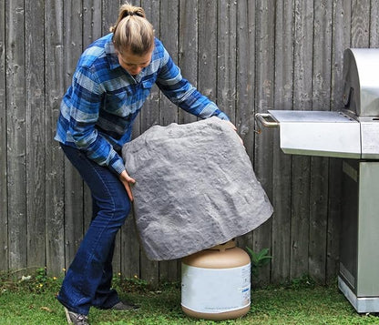 Emsco Group 2185 Large – Lightweight Landscape Rock-Resin, Granite