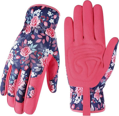 fauson Gardening Gloves - Gardening Gloves for Women Firm Grip Breathable Garden Gloves Thorn Proof for Digging, Planting