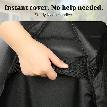 MR. COVER Outdoor Prep Table Cover, Compatible with 36 inch Keter Unity Small Portable Table, 600D Heavy Duty Waterproof for Grill Dining Kitchen Island Cart Protective, Outdoor Storage Cabinet Cover