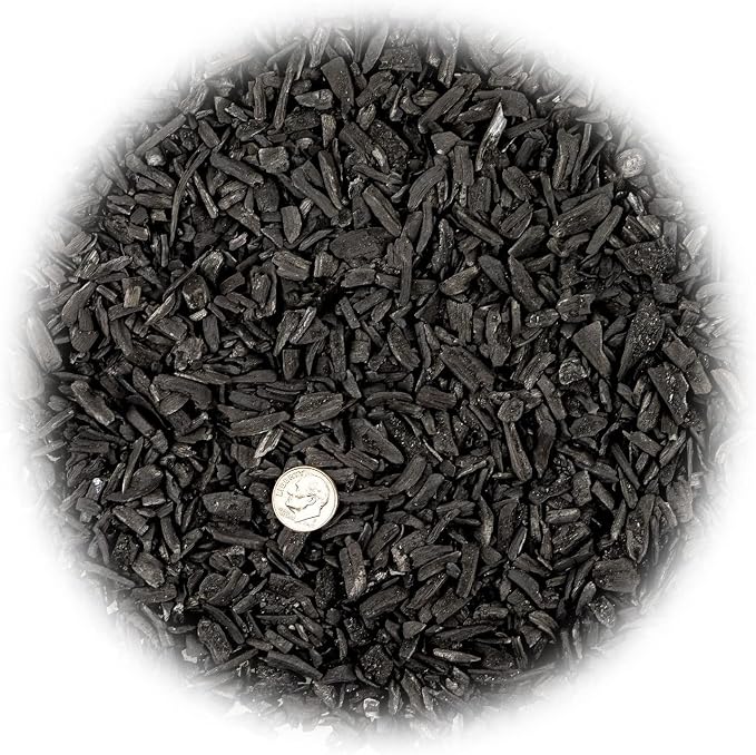 GARDENERA Horticultural Charcoal for Indoor Plants [4-Quart Bag] Black Diamond Soil Amendment for Orchids, Terrariums, and Gardening