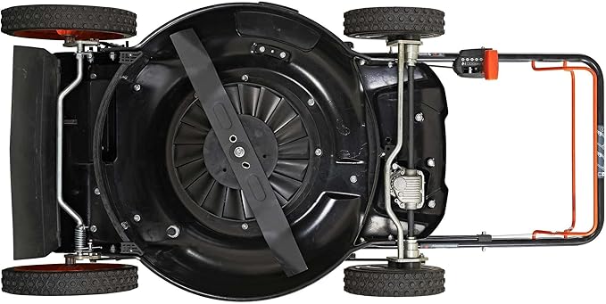 YARDMAX 22 in. 201cc Select PACE 6 Speed CVT High Wheel FWD 3-in-1 Gas Walk Behind Self Propelled Lawn Mower, Black (YG2860)