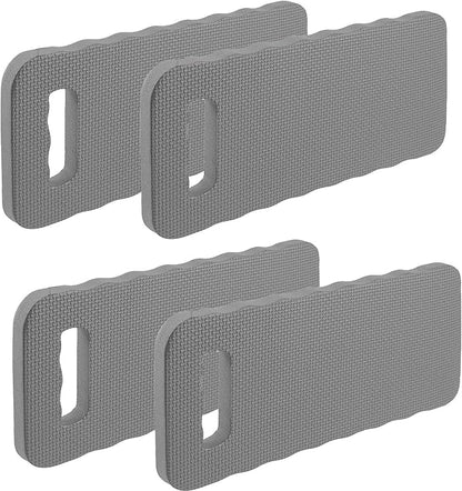 YWSHF 4 PCS Garden Kneeling Pad,Knee Mat Waterproof Foam Knee Pads for Gardening,Cleaning,Baby Bath,Yoga,Praying and Exercise 15.745'' x 7.09'' x 0.79'' Grey