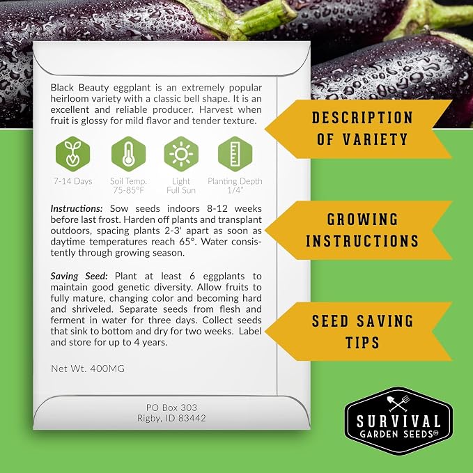 Vegetable Garden Seed Vault for Planting – 15 Pack Collection | Heirloom Non-GMO Family Garden Kit & Gift – Tomato, Lettuce, Cucumber & Squash – Indoor or Outdoor Growing – Survival Garden Seeds