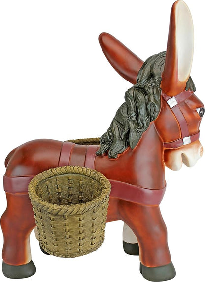 Design Toscano Pancho the Burro Planter Sculpture