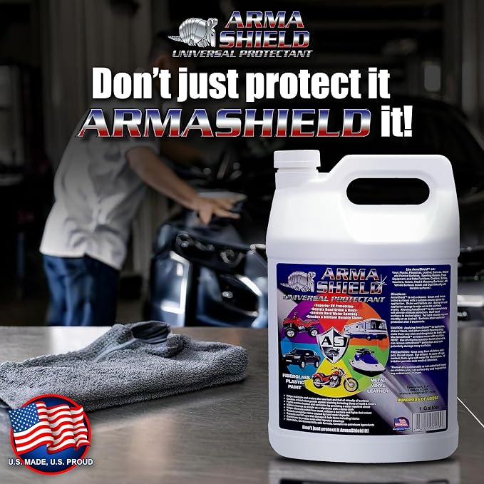 Universal Protectant- 1 Gal | Long Lasting Upholstery Protector Spray & UV Spray | Easy Protective Spray & Weatherproof Spray for Outdoor Decor, Furniture & Gear | Made in The U.S.A