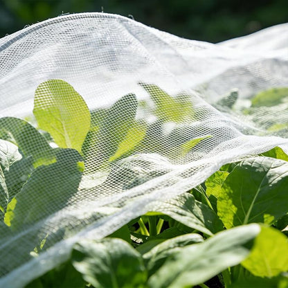 Garden Netting Pest Barrier,8'x10' Fine Bug Netting for Garden Protection Row Cover Raised Bed Screen Mesh Greenhouse Mosquito Net, Protecting Tree Plants Vegetable Flowers Fruits