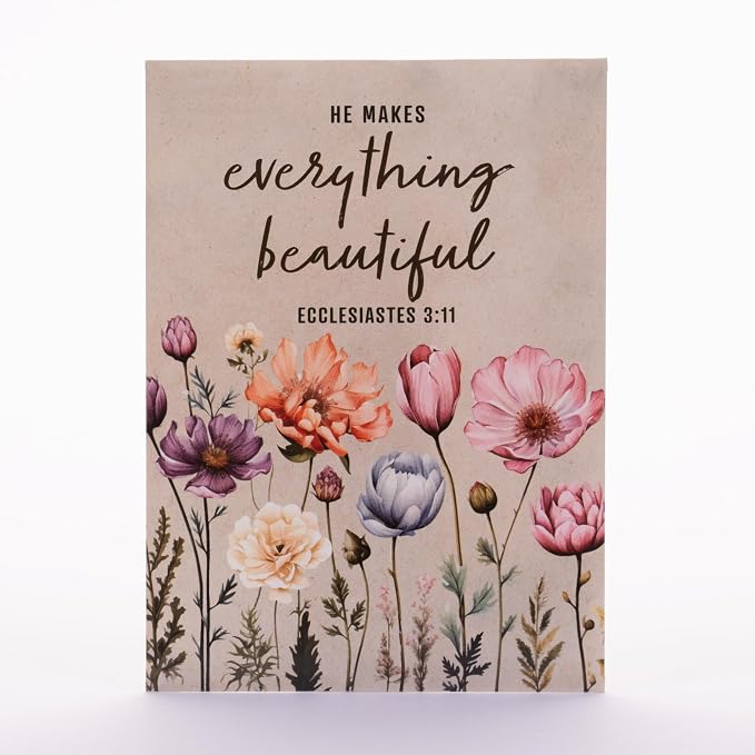 He Makes Everything Beautiful - Pollinator Wildflower Mix Seed Packets - 25 Seed Packs - Perfect Eco-Friendly Gift for Gardeners & Friends - Non GMO Seeds