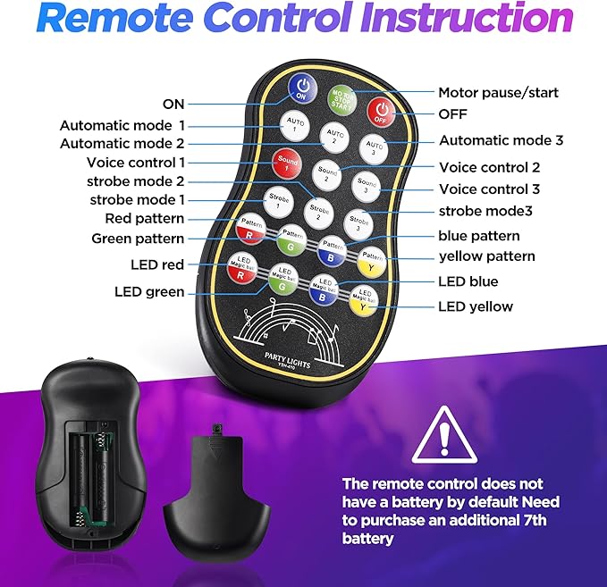 Party Lights, Dj Disco Light Sound Activated Strobe Stage Lights for Parties, RGB Rave Lightning for Birthday Christmas Gift Wedding Karaoke KTV Bar Club Pub Home Room Halloween Decorations