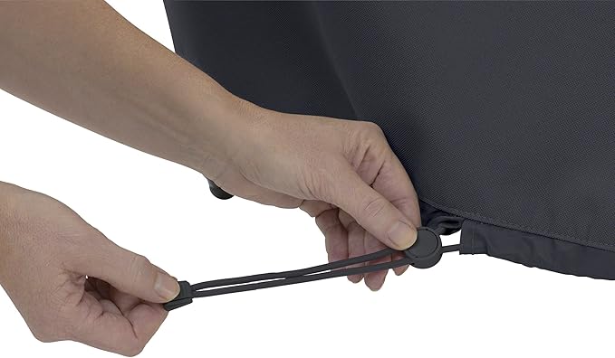Classic Accessories Ravenna Water-Resistant 70 Inch BBQ Grill Cover, Black