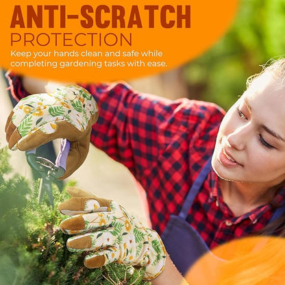 HANDLANDY Women Safety Work Gloves Utility Touch Screen Working Grip Glove for Yardwork Gardening Breathable Mechanic Gloves