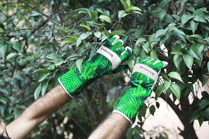 Gardening Gloves Work Leather Gloves Men Women Forearm safety Anti Slip Thorn proof Garden Working Pruning Long and Short