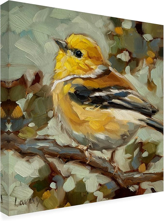 Outdoor Canvas Art - Andrea Lavery 'Goldie' Wall Art for Outdoor Spaces, Patios, or Gardens by Trademark Fine Art