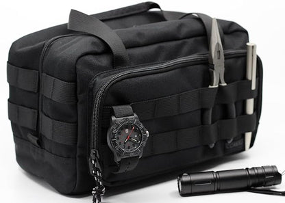 Coreflex 12-Inch Heavy Duty Tool Bag, Tactical, Gear, Range, EDC,Tool Bag for cars, Multi-Purpose Work Bag for Mechanics,Electrician,Carpenters,Builders,Plumbers 12" X 7" X 7" (Black)