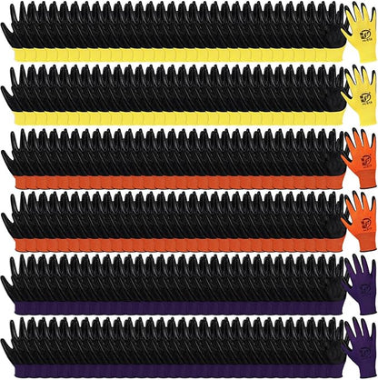 Gardening Gloves for Men Women Breathable Rubber Coated Working Gloves for Gardening, 9.1 Inch