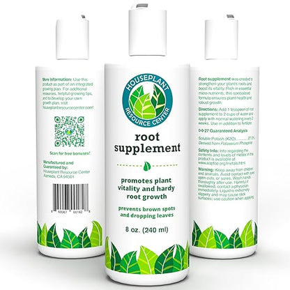 Root Rot Repair for Houseplants – Recovery Drops Root Supplement for Overwatering or Shock | Heals Roots, Prevents Brown Spots & Dropping Leaves (8 oz)