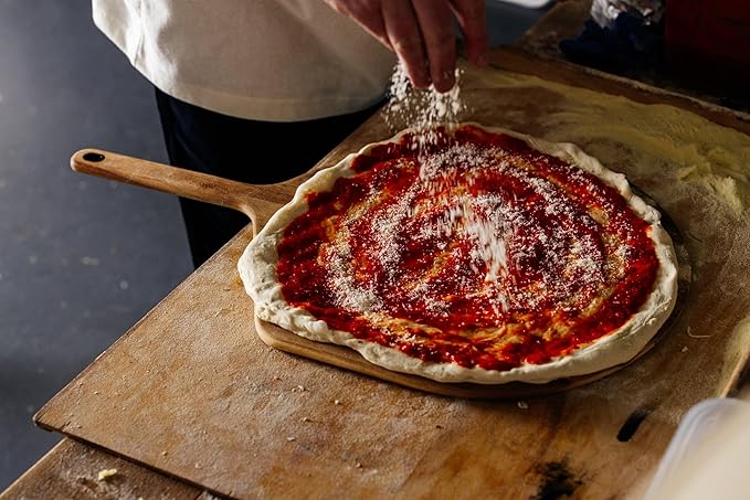 Gozney Acacia Wood Pizza Placement Peel and Server for 16" Pizzas, Compatible with Dome (Gen 2) & Dome XL (Gen 2) Pizza Ovens, Naturally Non-Stick