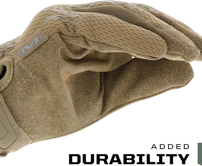 Mechanix Wear Original Tactical Glove - High Performance Anti-Slip Grip Safety Gloves - Impact Resistant & Touchscreen Capable - Small - Coyote Brown