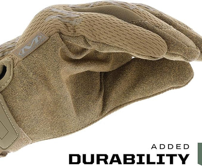 Mechanix Wear Original Tactical Glove - High Performance Anti-Slip Grip Safety Gloves - Impact Resistant & Touchscreen Capable - Small - Coyote Brown