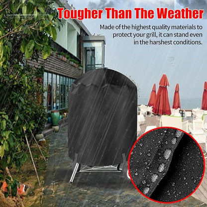 Grill Cover, 22 inch BBQ Gas Grill Cover Waterproof Weather Resistant, UV and Fade Resistant, UV Resistant Materia for Weber Char-Broil Nexgrill Grills and More