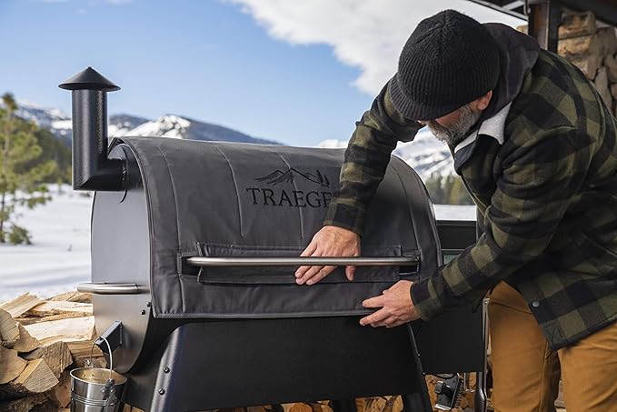 Traeger Grills BAC627 Pro 780 Insulation Blanket Grill Accessory, Grey