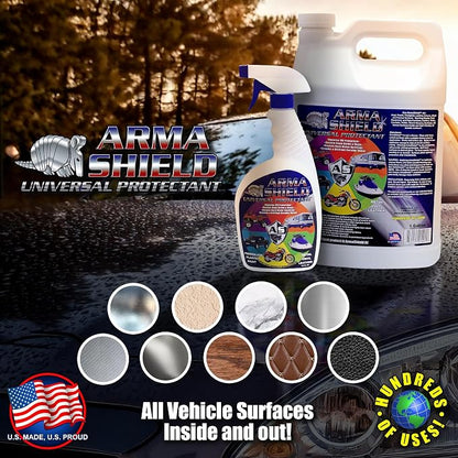 Universal Protectant- 1 Gal | Long Lasting Upholstery Protector Spray & UV Spray | Easy Protective Spray & Weatherproof Spray for Outdoor Decor, Furniture & Gear | Made in The U.S.A