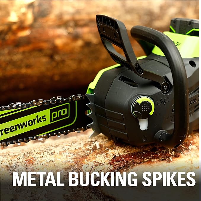 Greenworks 80V 16" Brushless Cordless Chainsaw (Great For Tree Felling, Limbing, Pruning, and Firewood / 75+ Compatible Tools), Tool Only