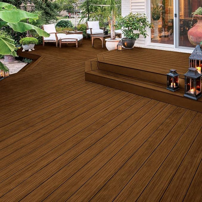 Olympic WaterGuard 1 gal Acorn Brown Transparent Wood Stain & Sealer | Water-Based Deck, Fence & Siding Stain, Waterproofing UV Protection