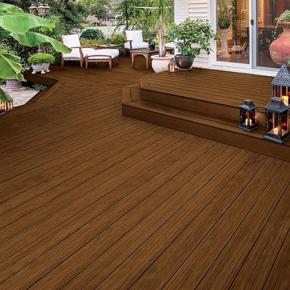 Olympic WaterGuard 11.75 oz Acorn Brown Wood Stain & Sealer | Water-Based Deck, Fence & Siding Stain, Waterproofing UV, Semi-Transparent