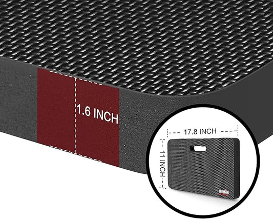 Comfy Extra Large Thick Waterproof Gardening Kneeling Pad Foam Kneeler Mat Garden Knee Pad Cushion for Gardening Planting Yard Work Prayer Yoga Mechanic Workout Baby Bath