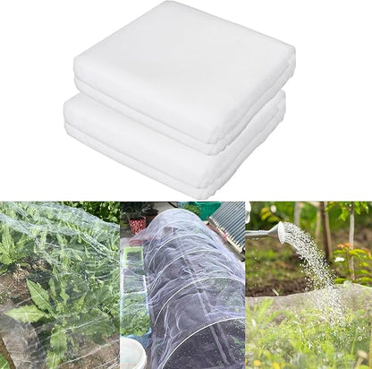 2 Pack 6.5x10 Ft Garden Netting Mesh Plant Covers to Keep Small Animals Pest Out Protect Fine Insect Pest Barrier Bird Raised Bed Cover for Vegetables Fruits Flowers