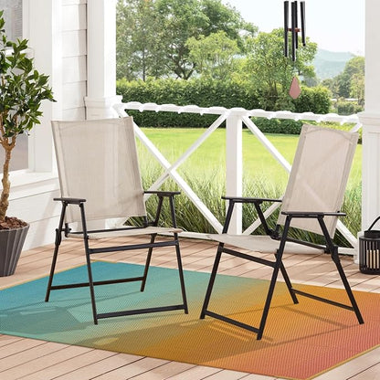 Anidaroel Ombre Outdoor Rug 5x8ft Waterproof for Patio Decor, Reversible Plastic Straw Outside Rug, UV Resistant RV Camping Mat for Porch, Balcony, Pool Deck, Backyard(Orange&Blue, 5'x8')