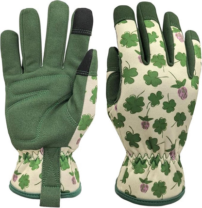 Thorn Proof&Puncture Resistant Gardening Gloves with Grip,Garden Glove for Women, Leather Yard Work Gifts
