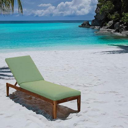 Tommy Bahama Chaise Cushion, 23" X 75" X 2.5", Bamboo Bay Pear