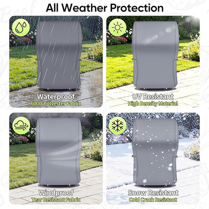 NEXCOVER Heavy Duty BBQ Grill Cover - 30 Inch, Waterproof, Fade Resistant, Rip Resistant for Weber, Brinkmann, Char Broil, Holland, Jenn Air