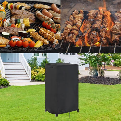 Smoker Cover for Masterbuilt 710 WiFi / 30-inch Digital Smoker, Waterproof Covers for Outdoor Electric Vertical BBQ Smoker- 24" D x 22" W x 40" H