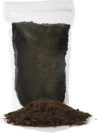Premium Natural Sphagnum Peat Moss - Gardening Soil Amendment and Carnivorous Plant Soil Media by Gardenera (1 Quart Bag)