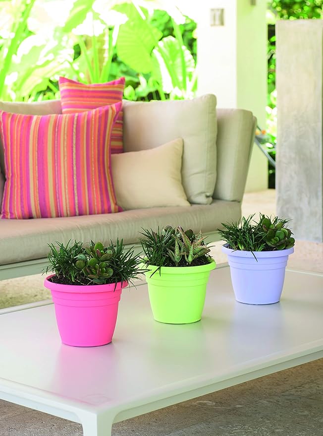 Crescent Too Emma Plant Pot, 10-Inch Terracota (Bag of 12)