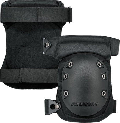 Ergodyne ProFlex 435 Gel Foam Knee Pads with Comfort Hinge Straps, Rubber Hard Cap, Buckle Closure