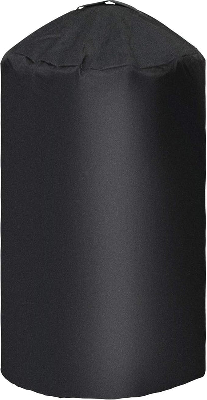 i COVER Round Grill Cover-19.5"(Dia) 32"(Tall) Water Proof Heavy Duty Outdoor Canvas BBQ Grills Covers Dome Smoker Protection for George Foreman Gfo3320 Gfo240 or Similar Size Griddle