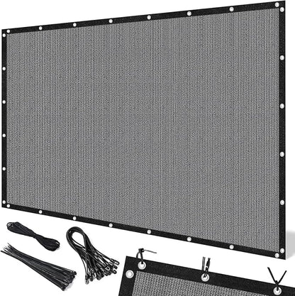 Artpuch 90% Sun Shade Cloth, 6 x 16 FT Pergola Shade Cover Canopy with Grommets, Sun Screen Fabric Tarp for Patio, Outdoor, Garden, Backyard, Light Grey