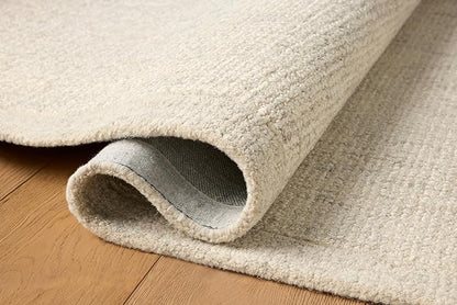 Loloi Magnolia Home by Joanna Gaines Henley Collection HNY-01 Ivory/Smoke 8'-6" x 11'-6" Area Rug