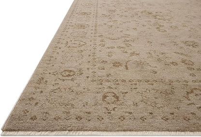 Loloi Haywood Collection HYD-02 Sand/Natural 11'-6" x 15'-7" Area Rug