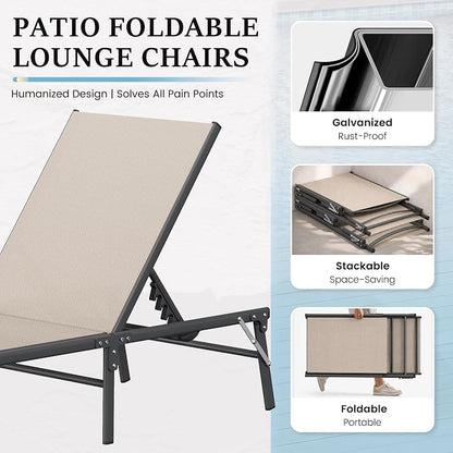 UDPATIO Patio Lounge Chairs