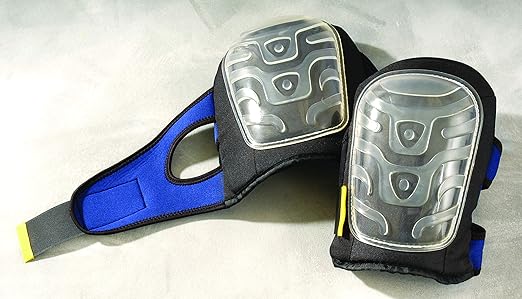 OccuNomix One Size Fits Most Silver Premium Foam Knee Pad, Clear/Blue