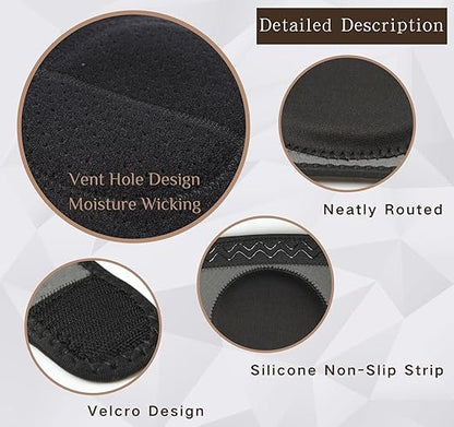 Knee Pads with Thick Foam Adjustable Non-Slip Knee Pads for Work Garden Cleaning Flooring Yard Dance Yoga Construction Collision Avoidance Kneeling Sleevedd for Men