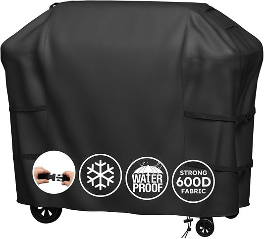 MR. COVER Grill Cover for Weber Spirit 200/300 Series, 52 Inch 600D Heavy Duty Waterproof BBQ Cover, Rip-Proof Fade Resistant Gas Grill Cover for Weber Spirit E310 E315 E325 with Air Vent & Drawstring