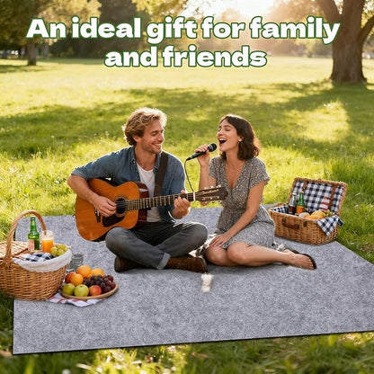 9.8 x 8.2 FT Outdoor Storage Shed Mat Waterproof Storage Flooring Mat Thickened Soft Patio Furniture Pad Washable with Non Slip Backing Storage Shed Not Included, Gray