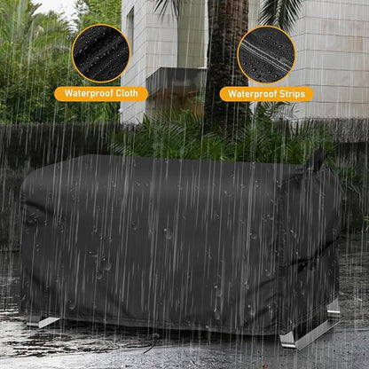 Grill Cover for ONLYFIRE 3 Burner Portable Gas Grill GS307, 25inch Outdoor BBQ Grill Cover Waterproof for Cuisinart CGG-306,Nexgrill 820-BC002-25 L x 18" W x 15" H